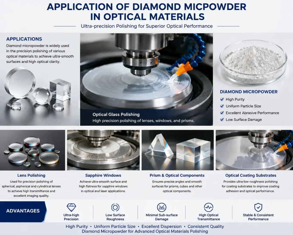 Diamond tools for precision optical glass processing